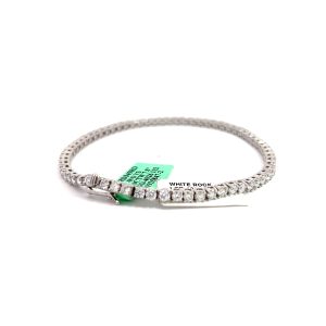 Pulsera tenis Plata 925 3mm con Diamante de laboratorio 4.50ct
