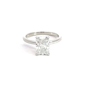 Anillo Plata 925 con Diamante de Laboratorio radiante 1.00ct