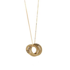 Gargantilla 14kt Oro Amarillo Familiar