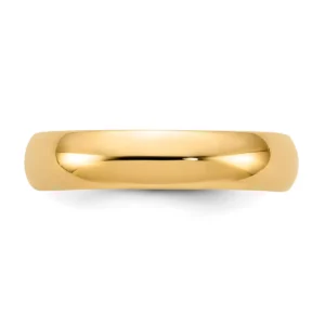 Argolla 10kt Oro Amarillo lisa de 5mm