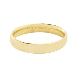 Argolla 14kt Oro Amarillo Confort 4mm Enamoro CF002-44