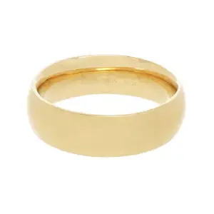 Argolla 10Kt Oro Amarillo Confort 6 mm Enamoro CF002-61