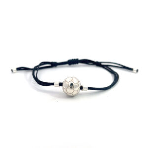 Pulsera Ajustable Plata 925 Dije de Balón