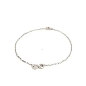 Pulsera Plata 925 Dije de Infinito